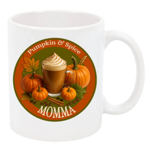 Pumpkin & Spice Momma White Mug